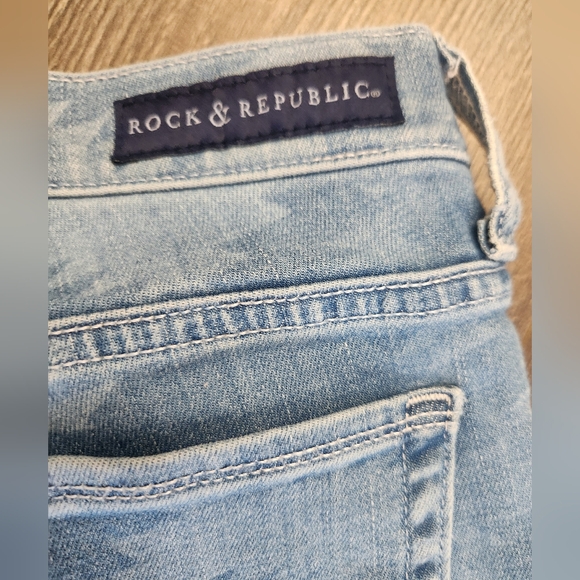 Rock & Republic Stretch Jeans. Style Berlin R010100. Size 10. - Picture 6 of 9